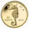 2014 1/25 oz Pure Gold Coin - Sea Creatures: Seahorse