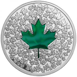 2014 1 oz. Fine Silver Coin - Maple Leaf Impression