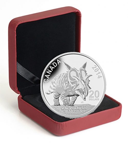 2014 Fine Silver Coin - Canadian Dinosaurs - Xenoceratops Foremostensis