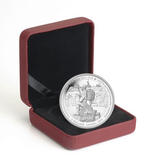 2014 Silver Coin - First World War - Canadian Expeditionary Force