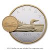 2014 5 oz. Fine Silver Coin - Big Coin Series - Dollar - Loonie