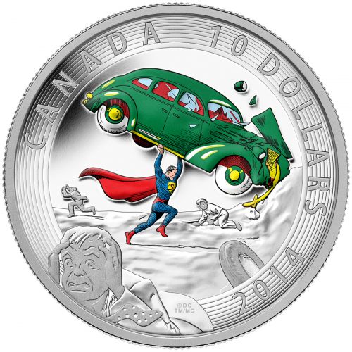 2014 1/2 oz. Silver Coin - Iconic SupermanГ?Ы Comic Book Covers: Action Comics #1 from 1938