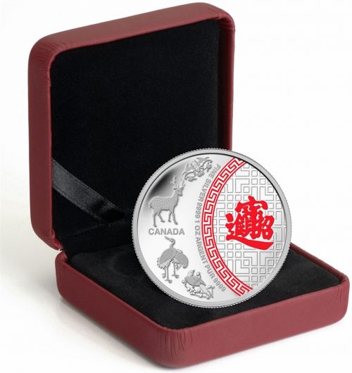 2014 1 oz. Fine Silver Coin - Five Blessings