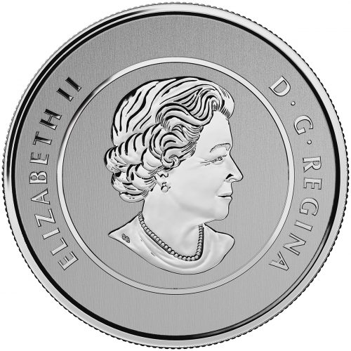 2015 $25 Fine Silver Coin - Canadian Flag