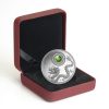 *BIRTHSTONES - AUGUST - 2016 $5 1/4 oz Fine Silver Coin with Swarovski?? Crystal