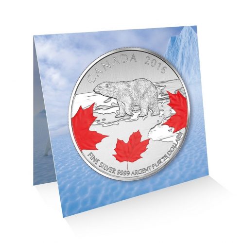 TRUE NORTH - 2016 $25 1/4 oz Fine Silver Coin