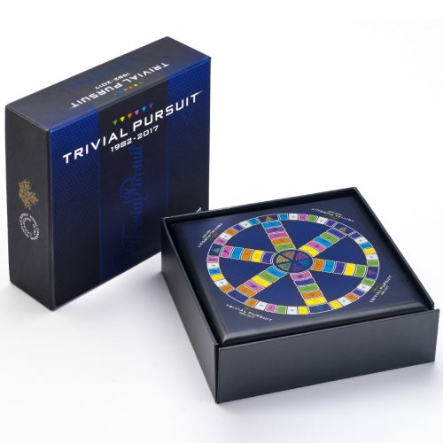 *35TH ANNIVERSARY OF TRIVIAL PURSUIT - 2017 $25 1 oz Pure Silver Coin - RCM