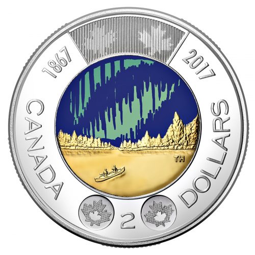 *150 CIRCULATION COLLECTION - 2017 Canada Coin Set with Glow in the Dark $2 (Toonie)