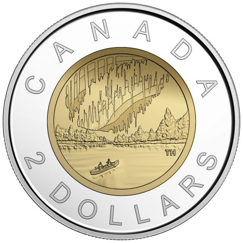 *150 CIRCULATION COLLECTION - 2017 Canada Coin Set with Glow in the Dark $2 (Toonie)