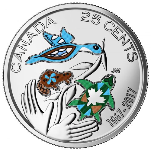 *150 CIRCULATION COLLECTION - 2017 Canada Coin Set with Glow in the Dark $2 (Toonie)