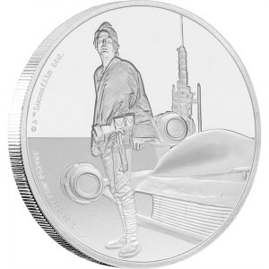 LUKE SKYWAKER - STAR WARS CLASSIC - 2017 1 oz Pure Silver Coin