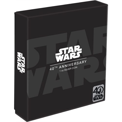 STAR WARS - 40TH ANNIVERSARY - POSTER - 2017 1 oz Pure Silver Coin - NZ MINT