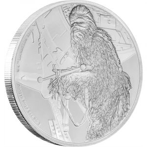 CHEWBACCA - STAR WARS CLASSIC - 2017 1 oz Pure Silver Coin - New Zealand Mint