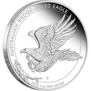 2015 1 oz Pure Silver Proof Coin - Australian Wedge Tail Eagle