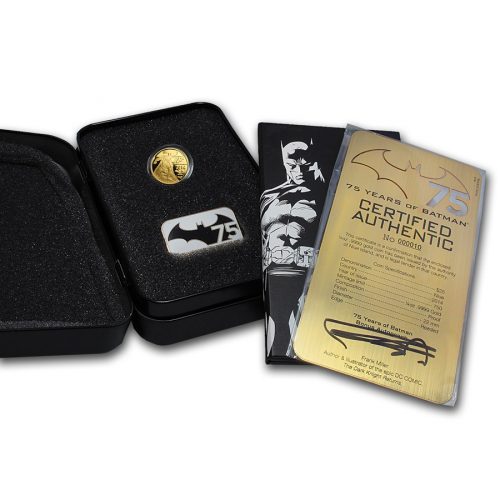 2014 1/4 oz Proof Gold Coin - 75 Years of Batman - Niue