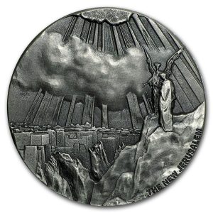 NEW JERUSALEM - 2015 2 oz Silver Coin - Biblical Series -  Scottsdale Mint - Niue