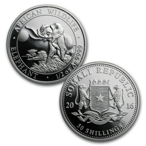 SOMALIA ELEPHANT - AFRICAN WILDLIFE - 2016 4 Proof Coin - Pure Silver - Prestige Fractional Set