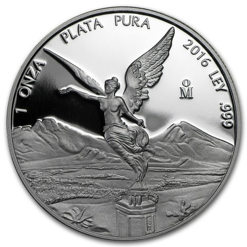 LIBERTAD SPECIAL 2 COIN SILVER SET - 2016 1 oz Proof and Reverse Proof Mexican Libertad Silver Coins