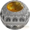 BAROQUE - AMBER ART - 2016 2 oz Pure Silver Ultra High Relief Coin - Mint of Poland