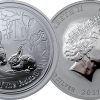 Australian Lunar 2011 Year of the Rabbit Bullion 1 oz Silver Coin