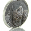 LONESOME GEORGE - TORTOISE - XL RELIEF - 2015 1 oz Pure Silver Coin - Digital Printing 5C on High Relief - Niue Island