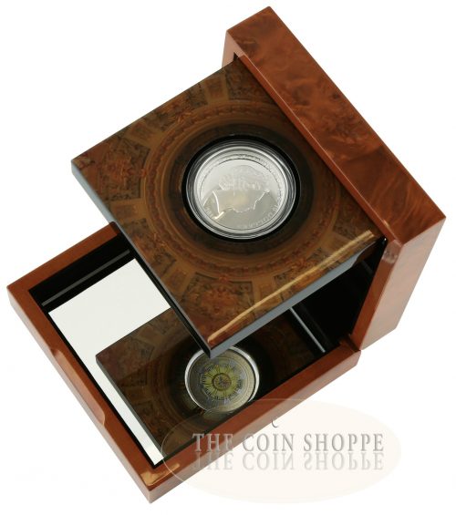 BERLIN DOM - BERLIN CATHEDRAL - CONCAVE DOME COIN - 2016 3 oz Pure Silver Coin - Solomon Islands