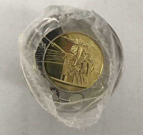 75TH ANNIVERSARY OF THE BATTLE OF THE ATLANTIC - 2016 25 x $2 Toonie Brilliant Uncirculated Original Bank Roll