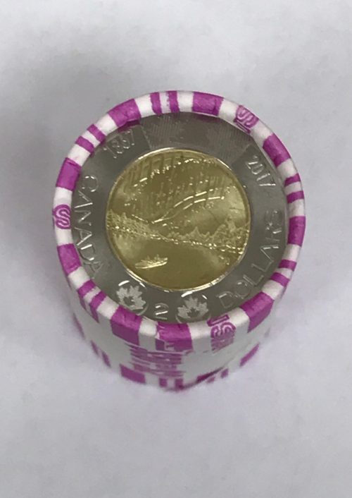 DANCE OF THE SPIRITS - 2017 25 x $2 Toonie Glow in the Dark Color Coin - Original Mixed Bank Roll