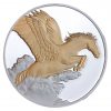 2014 Tokelau Pegasus Gilded 1 Oz Silver Coin