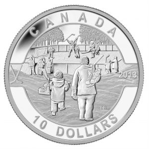 1/2 oz Fine Silver Coin - Hockey - Mintage: 40000 (2013)