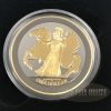 PEGASUS - GOLD BLACK EMPIRE - 2017 1 oz British Virgin Islands Silver Coin - Black Rhodium and Selective 24K Gold