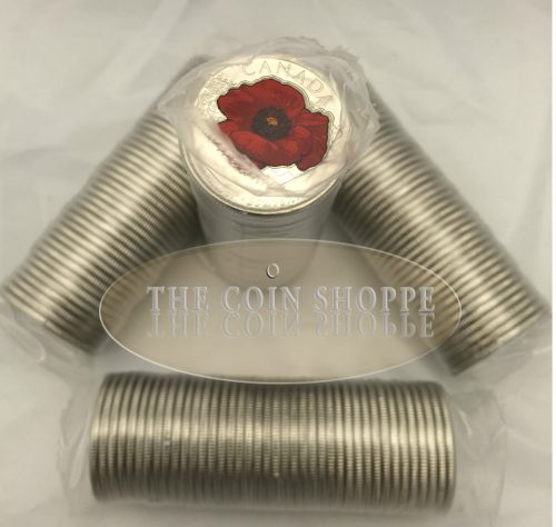 ****PROMO**** PLEASE READ DESCRIPTION - 2015 Canada Poppy 25-Cent Original Mixed Roll of 40pcs