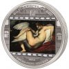 2014 3 oz $20 Pure Silver Coin with Swarovski - Masterpieces of Art - Peter Paul Rubens - Leda and Swan