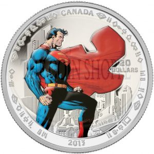 1 oz $20 Fine Silver Coin - Man of Steel™ - Mintage: 10,000 (2013)