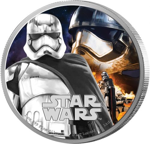 2016 1 oz Silver Coin - Star Wars: The Force Awakens - Captain Phasma