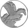 2014 Tokelau Pegasus Proof 1 Oz Silver Coin