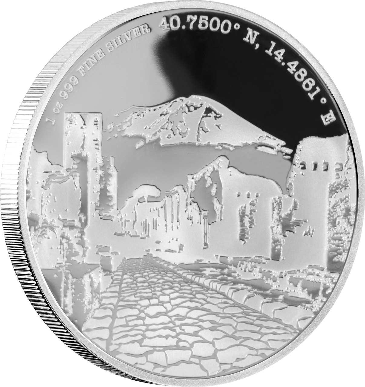 POMPEII - Forgotten Cities Series - 2016 1 oz Fine Silver Coin