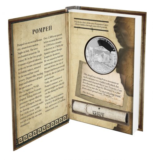 POMPEII - Forgotten Cities Series - 2016 1 oz Fine Silver Coin