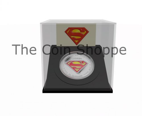 1 oz $20 Fine Silver Coin ?? Superman???s S Shield - Mintage: 10,000 (2013)