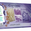 CANADA  1867 - 2017 $10 POLYMER BANKNOTE IN CURRENCY HOLDER - CELEBRATING CANADA'S 150TH - CRISP UNCIRCULATED