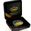 MUTINY ON THE BOUNTY - GOLD BLACK EMPIRE - 2017 1 oz  Cook Islands Silver Coin - Black Rhodium and Selective 24K Gold