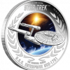 2015 2 x 1 oz Silver Proof Coin - Star Trek Original Series - Captain James T. Kirk & U.S.S. Enterprise NCC-1701 - Two-Coin Set with Transporter Case - Perth Mint