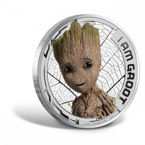 GUARDIANS OF THE GALAXY VOL. 2 - 2017 5 1/2 oz Proof Pure Silver Coins - Oversize Lunch Box - Smartminting