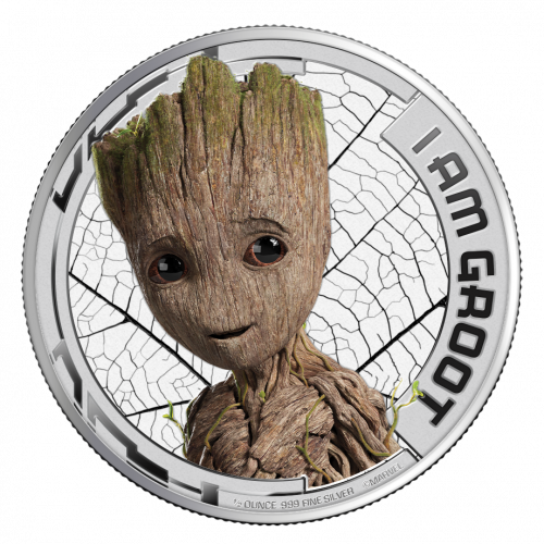 GUARDIANS OF THE GALAXY VOL. 2 - 2017 5 1/2 oz Proof Pure Silver Coins - Oversize Lunch Box - Smartminting