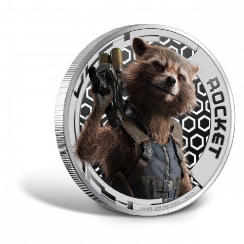 GUARDIANS OF THE GALAXY VOL. 2 - 2017 5 1/2 oz Proof Pure Silver Coins - Oversize Lunch Box - Smartminting