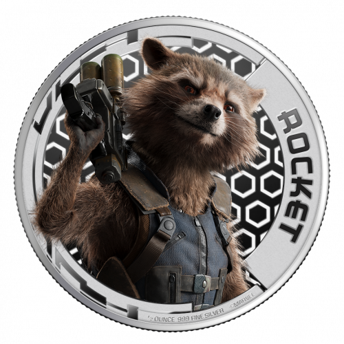 GUARDIANS OF THE GALAXY VOL. 2 - 2017 5 1/2 oz Proof Pure Silver Coins - Oversize Lunch Box - Smartminting