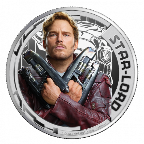 GUARDIANS OF THE GALAXY VOL. 2 - 2017 5 1/2 oz Proof Pure Silver Coins - Oversize Lunch Box - Smartminting