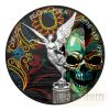 LIBERTAD - DAY OF THE DEAD - DIA DE MUERTOS - 2016 1 oz Mexican Libertad - Ruthenium and Color