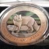 2014 1.5 oz Silver Coin - Arctic Fox - Color Limited Edition - Presentation Box and COA