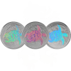 2012 1 oz Silver Coin - Fiji Taku Turtle - Hologram Edition